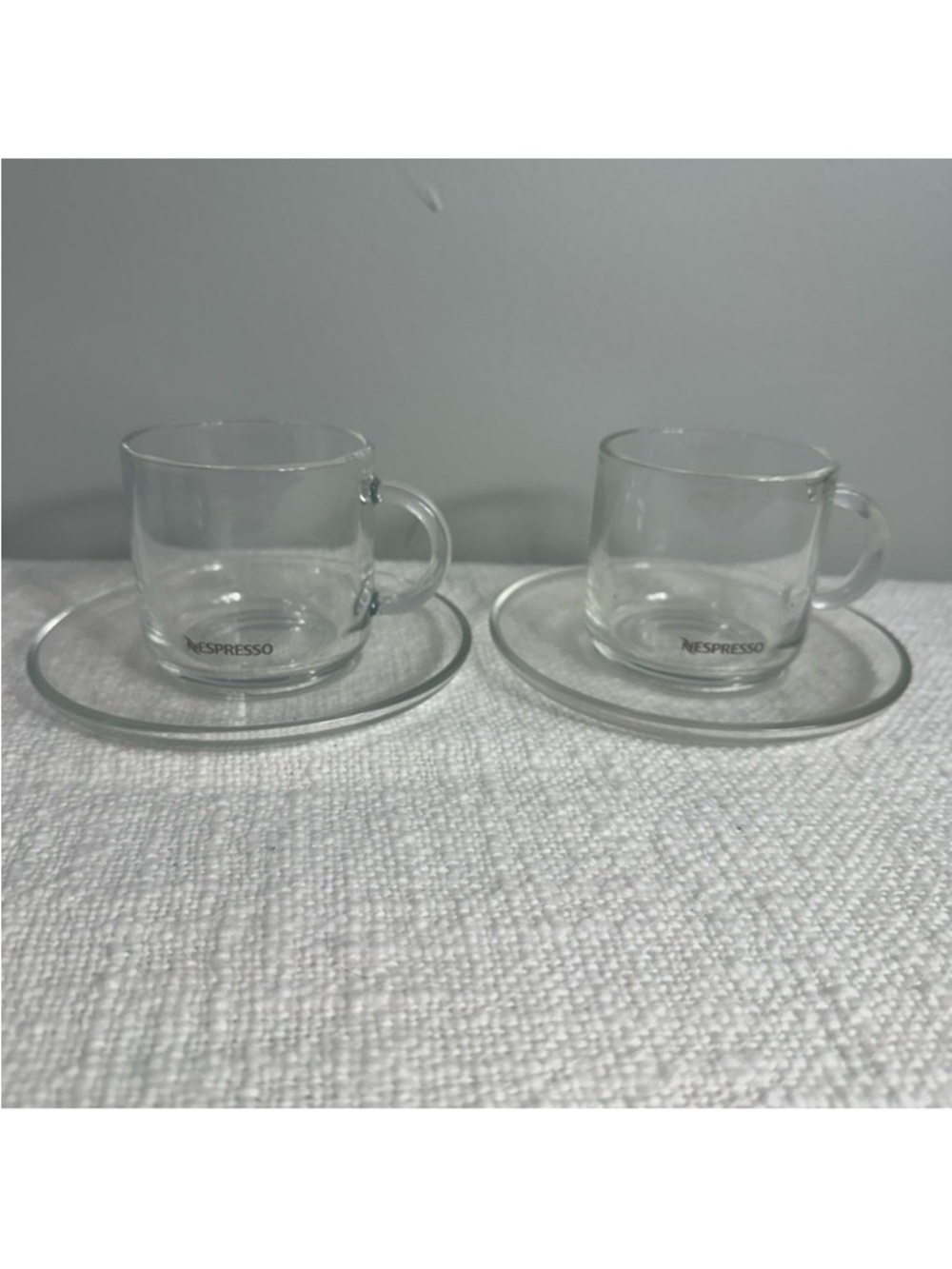 Nespresso Transparent Glass Espresso Set